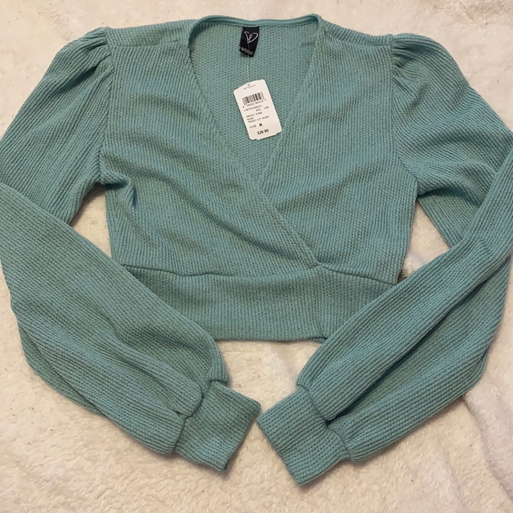 NWT windsor mint cropped blouse